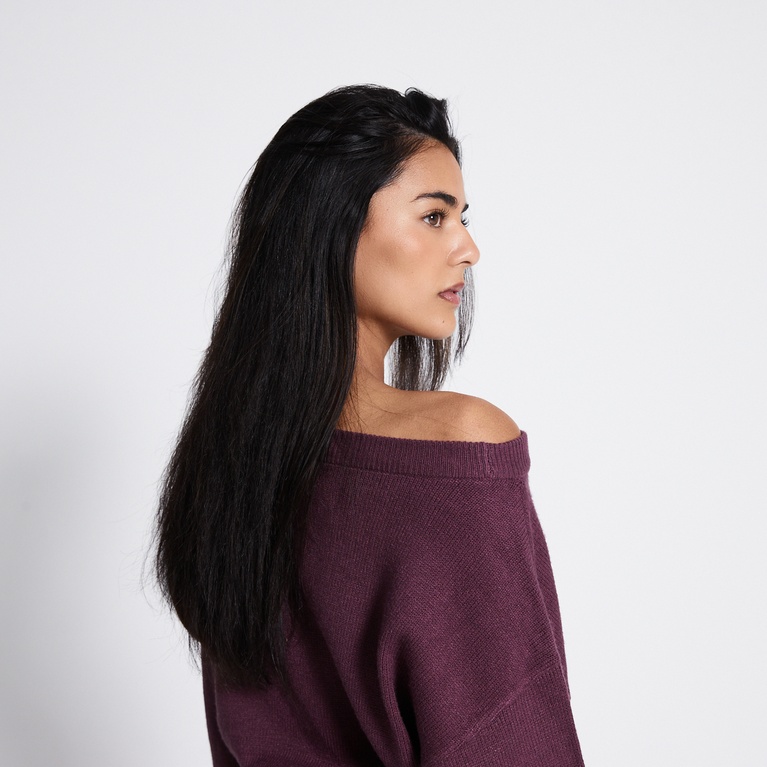 Waisted knit sweater "Khloe"